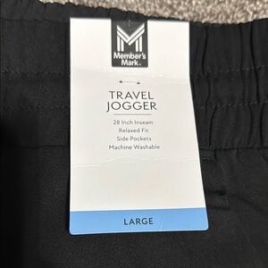 Member's Mark Black Travel Jogger